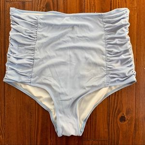 Baby blue, kortni jeane high-waited swim bottoms
